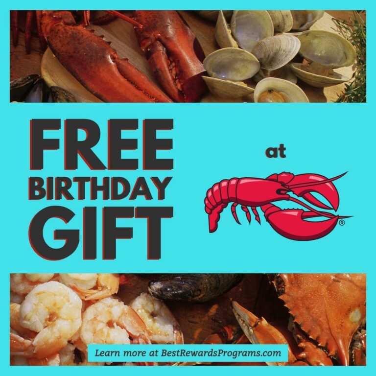 Free Birthday Gift at Red Lobster ? | Best Rewards Programs