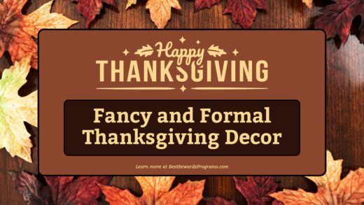Formal Thanksgiving Decor