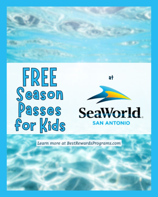 Free Season Passes for Preschool Kids at SeaWorld San Antonio TX