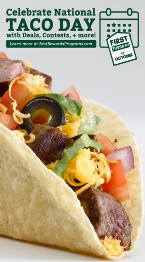 Celebrate National Taco Day with Taco Deals on October 7 2025