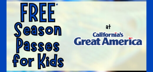 FREE Passes for Preschool Kids at California's Great America