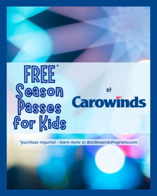 FREE Passes for Preschool Kids at Carowinds