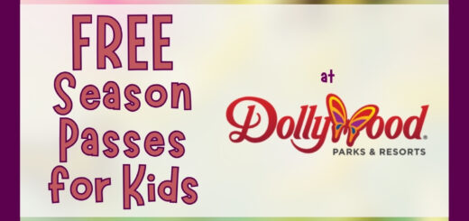 FREE Passes for Preschool Kids at DollyWood
