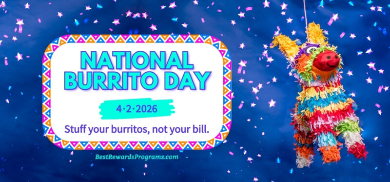 National Burrito Day on April 2, 2026