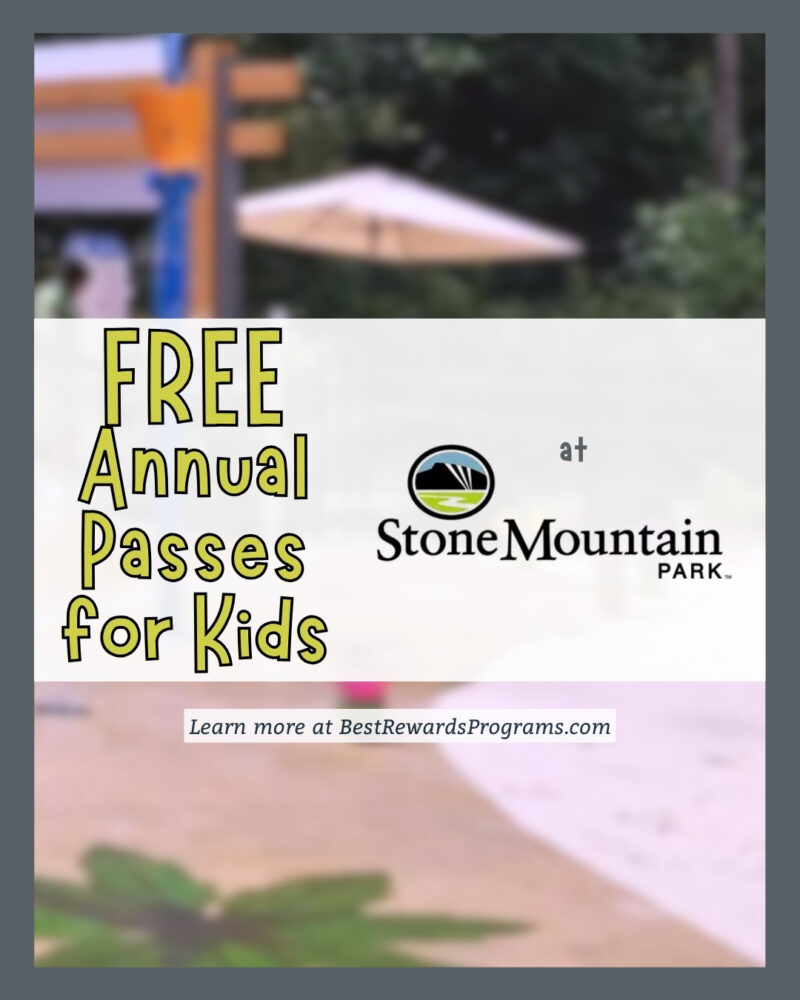 Free Season Passes for Preschool Kids at Stone Mountain Park