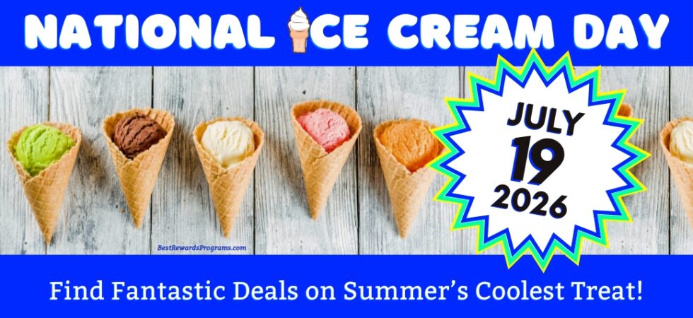 National Ice Cream Day 2026