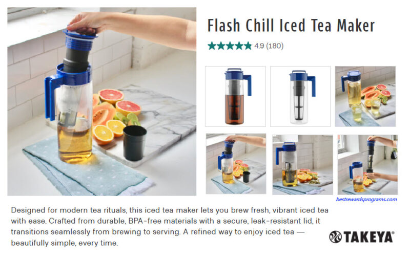 National Iced Tea Day Highly Rated Takeya Iced Tea Maker