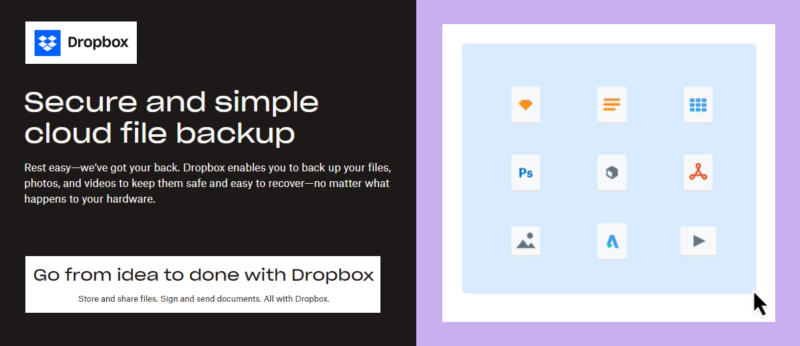 Dropbox Cloud Storage and Backup